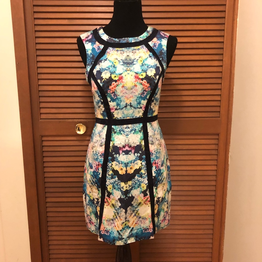 Finders Keepers watercolor floral dress S